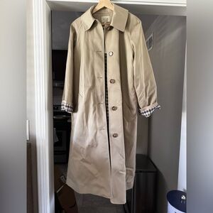 Sezane light beige trench coat